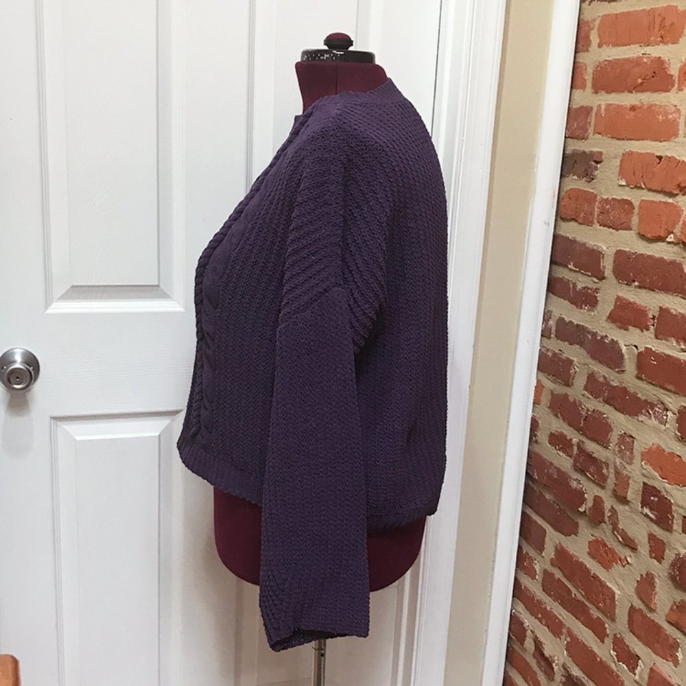 Universal Thread Matte Chenille Cable Knit Sweater - image 6